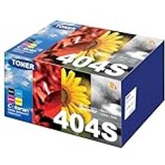 Coloran CLT-404S CLT-P404C CLT-K404S Set für Samsung C480W Xpress Toner für SL-C430 C430W C432 C433 C432W C433W C480 C480W C480FW C480FN C482 C4803 C482W C483W C482FW C483FW(Schwarz Cyan Magenta Gelb)