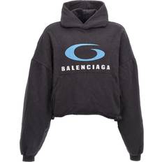 Balenciaga Damen Pullover Balenciaga Balenciaga-Loop Sports Icon Felpe - Black