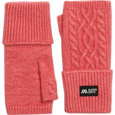 Superdry Damen Handschuhe & Fäustlinge Superdry Cable Luxe Handwarmers Gloves Rosa Mann