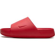 Red Slides Nike Calm "University Red" slides unisex Rubber/Polyethylene vinyl acetate (PEVA)/Polyethylene vinyl acetate (PEVA)