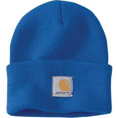 Blue Headgear Carhartt Men's Knit Cuffed Beanie, Beacon Blue