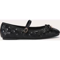 Faux Leather - Women Low Shoes Carvela 'Diamond Quilt Ballerina' Flats Black