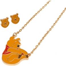 Red Jewellery Sets Winnie The Pooh Fashion Jewellery Necklace & Earring Set