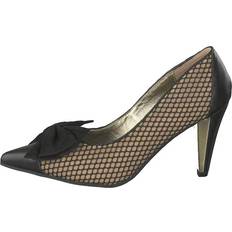 Dam - Mesh Pumps Lola Ramona Black Mesh, Female, Skor, Klackskor, klackar, Beige