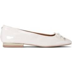 White - Women Ballerinas Carvela 'Melanie Ballerina' Flats Cream