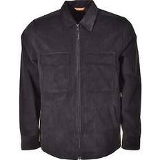 BOSS Lozzy Cord Zip Overshirt Black