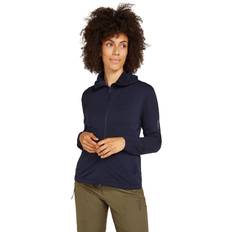 Icebreaker Damen Pullover Icebreaker Merino 360 Realfleece Elemental Full Zip Sweatshirt Blau Frau