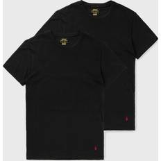 Ralph Lauren T-shirts Ralph Lauren Classic 2 Pack Crew Neck T-Shirt - Black