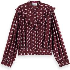 Blommiga Skjortor Barnkläder Scotch & Soda Blommig Volangprydd Skjorta Combo P