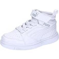 Puma Basketballsko Puma Rebound V6 Mid Sneakers Kids - Cool Light Gray