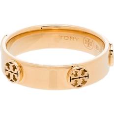 Tory Burch Rings Tory Burch Ring mit Logos Damen Metall Gold