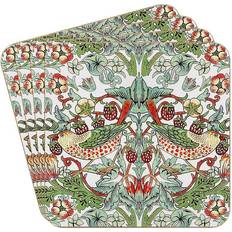 Morris & Co William Strawberry Thief Vit 4-pack Glasunderlägg 4st