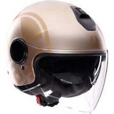 Beige Cascos de moto AGV Casco de moto Jet Eteres Beige