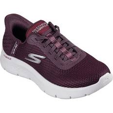 Dam - Röda Promenadskor Skechers Go Walk Flex Sneaker - Vinröd