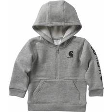 Polyester Sweatshirts Carhartt 1/2 Zip Pullover Toddler 2T Grey Heather