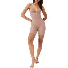 Shapewear mave på tilbud Spanx sculpt Seamless Power High-Waisted Mid-Thigh Shorts - Beige