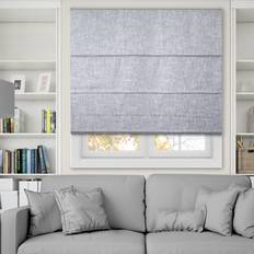 Blinds Cordless Roman Shade 72.0 H x 34.0 W x 72" L - Blue/Gray/Indigo