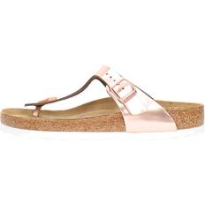 Bronzo Sandali Birkenstock Di Pelle Infradito Gizeh