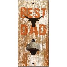 Bottle Openers Fan Creations Texas Longhorns 5'' x 12'' Best Dad Bottle Opener