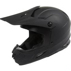 Adult Motorcycle Helmets Raider 60077562 Z7 MX Helmet for Adults Matte Black Adult