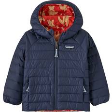 Insulating Function Fleece Jackets Patagonia Reversible Down Sweater Hoodie Toddlers' Fox Chase: Madder Red, 3T