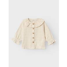 Beige Camisas Name It Corte Holgado Camisa - Birch