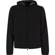 Moncler Grenoble Grenoble-Padded Insert Hooded Cardigan Maglioni Nero-Uomo Black