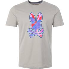 Psycho Bunny Clothing Psycho Bunny Mens Norridge Graphic T-shirt - Oyster