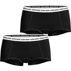 Björn Borg Dame Underbukser Björn Borg Core Logo Minishorts - Black