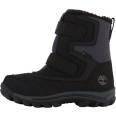 Timberland Unisex Støvler Timberland Mid Hook & Loop Gtx Snow Boot Jet Black, Unisex, Sko, Boots, chelsea boots, Sort