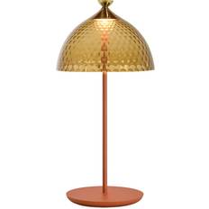 Belysning Kartell Pumo Amber Tegelröd G9500MC Bordslampa