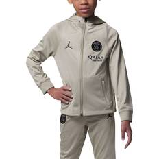 PSG Jordan Strike Hooded Tracksuit Stone Little Kids