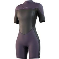 Purple Wetsuits Mystic Womens Brand 3/2mm Back Zip Flatlock Shorty Wetsuit 35000