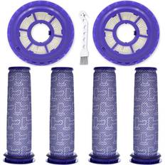 Hepa Post Filter & 4 Pack Pre Filter Replacement for Dyson DC41 DC65 DC66 Animal