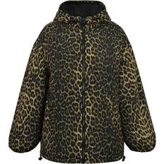 Global funk jakke med hætte Global Funk Nora G Jacket - Leopard Mist