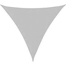 vidaXL Sun Shade Sail Light Grey 4x4x4 m 100% Polyester Oxford