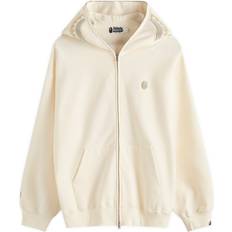 Bape Truien Bape One Point Shark Full Zip Hoodie - Ivory