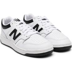 New Balance 480 logo-appliqué leather sneakers kids Leather/Fabric/Rubber Tod White