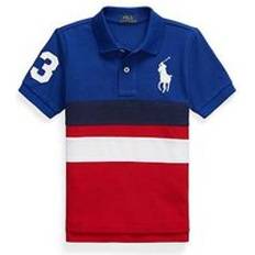 Polo Shirts Polo Ralph Lauren Polo Ralph Lauren Kids' Colour Block Polo Shirt, Red