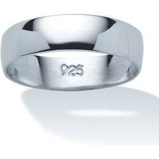 PalmBeach Palmbeach jewelry polished mm wedding band in .925 sterling silver