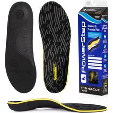 Powerstep Unisex-Adult Pinnacle Work Arch Support Insoles, Black, Men's 8-8.5 Women's 10-10.5