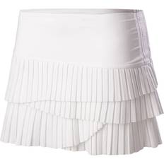 Blanc - Jupe midi Jupes Lucky in Love Hi-Pleated Scallop Skirt Women white