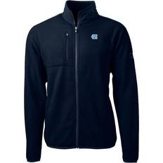 Cutter & Buck North Carolina Tar Heels Team Logo Cascade Eco Sherpa Fleece Full-Zip Jacket Navy Blue, NCAA Men's Fleece/Jackets