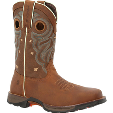 Durango Maverick Womens Rugged Tan Square Steel Toe Boot