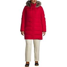 Lands' End Coats Lands' End Plus Down Winter Coat Rich red (2X)