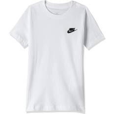 Solid Colours T-shirts Nike Futura Grade School T-shirts White