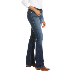 Pink - Women Jeans Ariat Women's R.E.A.L. Perfect Rise Stretch Boot Cut Jeans - Bleu