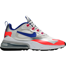 Nike Air Max 270 - Women Sport Shoes Nike Air Max 270 React Knicks - White/Flash Crimson/Metallic Silver