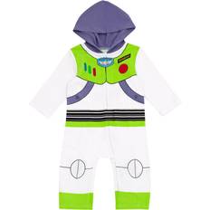 Disney 18-24M Jumpsuits Disney Pixar Toy Story Buzz Lightyear Infant Baby Boys Zip Up Cosplay Coverall Green Months