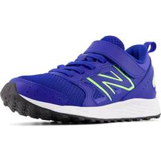 Children's Shoes New Balance New Balance Fresh Foam 650 V1 Bungee Lace with Top Strap Running Shoe, Team Royal/Bleached Lime Glo, Unisex little kid